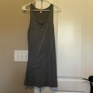 Grey sleeveless dress